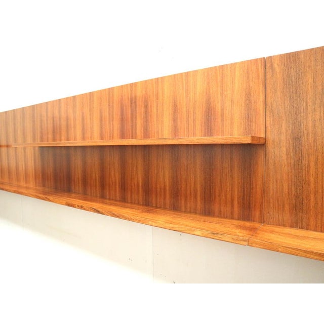 Wood Large Vintage Rosewood Wall System, 1960s For Sale - Image 7 of 15