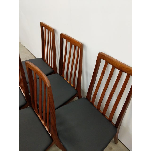 Brown Set of 6 Vintage G Plan Mid Century Modern Teak Dining Chairs For Sale - Image 8 of 10