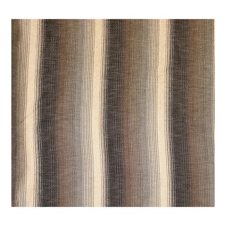 Vintage Ralph Lauren Galaway Striped Wool Blend Herringbone Fabric- 6.5 Yards For Sale