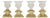 Late 18th Century Neo-Classical Table Decorations, Set of 4 For Sale