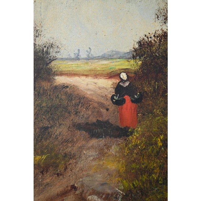 Lucie Gourdon, Walk in the Undergrowth, Oil on Canvas, 1896 For Sale - Image 7 of 16