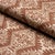 Schumacher SAMPLE - Schumacher Berkeley Hand Printed Silk Fabric In Chestnut For Sale - Image 4 of 6