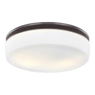 Sean Lavin By Visual Comfort Studio Issen Flush Mount in Oil Rubbed Bronze For Sale