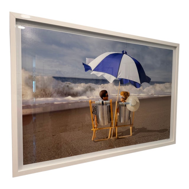 Framed Barbie and Ken Photo Print [David Parise] For Sale