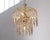 Gold Hollywood Regency Chandelier with Amethyst Colored Crystals, Italy, 1990s For Sale - Image 8 of 12