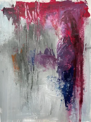 Color Study Untitled #4 Abstract Acrylic Painting by Stephanie Visser