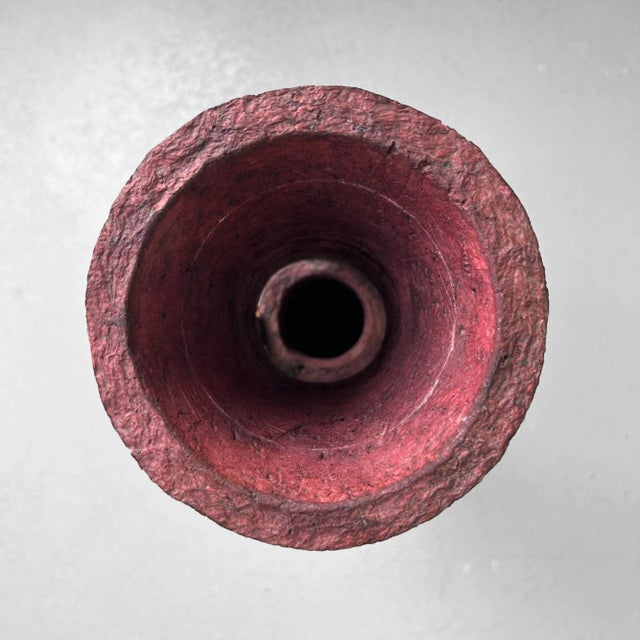 Vintage Sculptural Vase, 1970s For Sale - Image 13 of 16