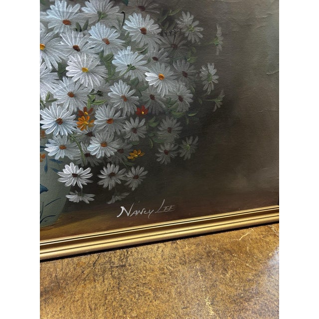 Nancy Lee, Still Life Composition, Oil Painting On Canvas For Sale - Image 11 of 14