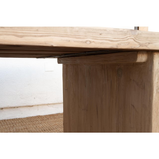 1990s The Nimes, Reclaimed Wood 96" Dining Table For Sale - Image 5 of 15