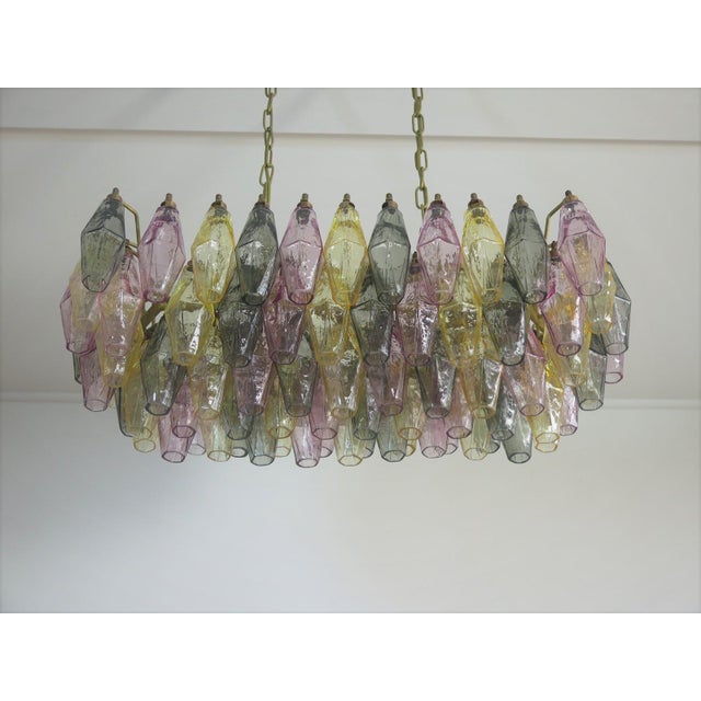 1990s Murano Poliedri Chandelier by Carlo Scarpa, 1990 For Sale - Image 5 of 18