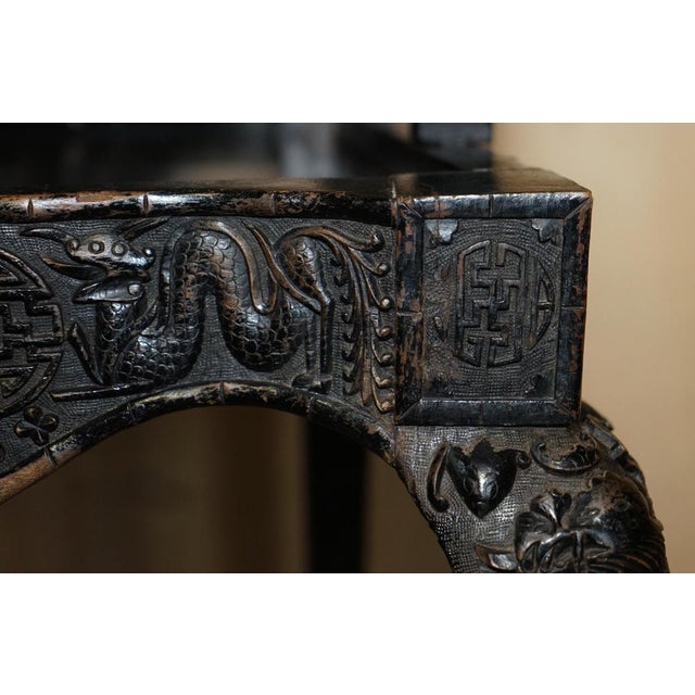 Antique Chinese Dragon Carver Armchair, 1880s For Sale - Image 18 of 18