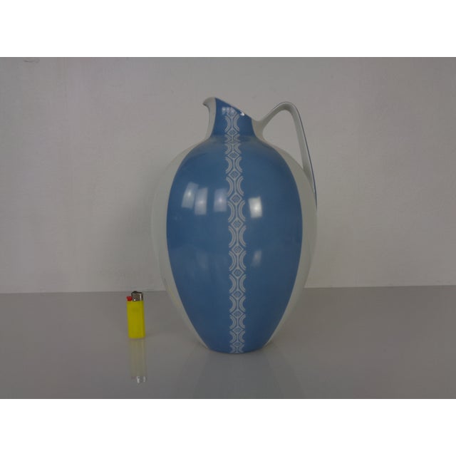 Blue Large Porcelain Vase from Rosenthal, Germany, 1960s For Sale - Image 8 of 18