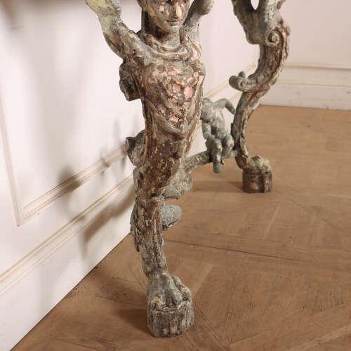 Italian Carved Console Table For Sale - Image 11 of 15