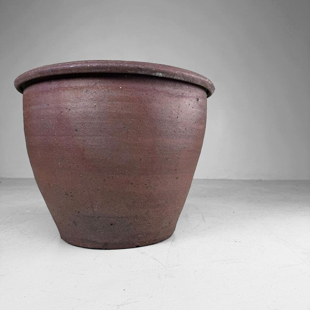 Japanese Earthenware Planter, 1960s For Sale - Image 4 of 8