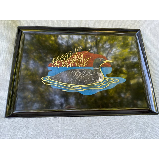 Vintage Couroc of Monterey Duck Tray For Sale - Image 10 of 18