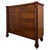 A handsome and substantial early 19th-century English Regency chest of drawers, beautifully crafted in richly figured...