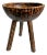 Rustic Vintage Wood Bowl on Three Legs For Sale