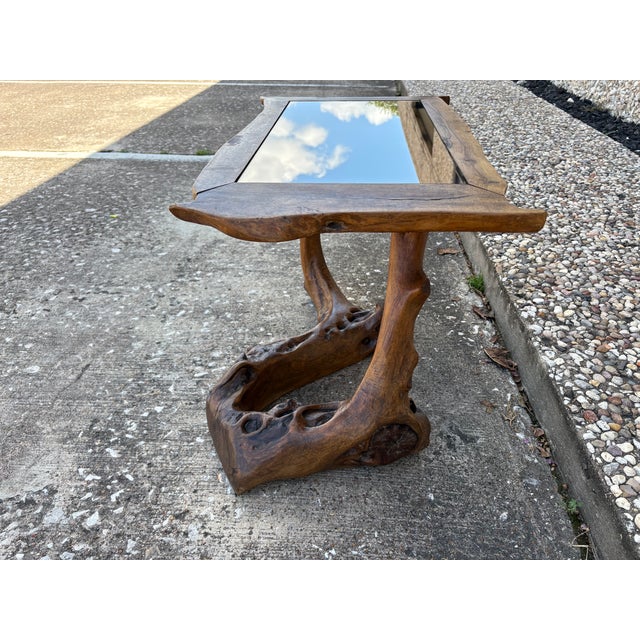Wood 1950s French Organic Modern Root Cocktail Table For Sale - Image 7 of 13