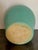 1930s Pfaltzgraff Vintage Art Pottery Turquoise Green Vase For Sale - Image 5 of 7