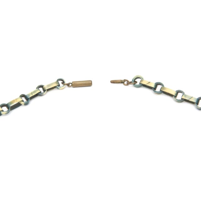 Plastic Vintage Egyptian Revival Celluloid Necklace, 1930's For Sale - Image 7 of 8