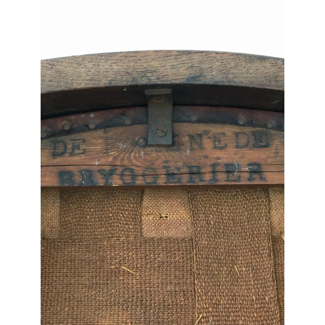Antique Marked Dining Chair Copenhagen Denmark 1902 For Sale - Image 14 of 14