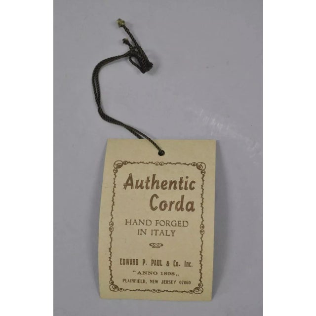 Italian Hollywood Regency Gold Rope & Tassel Kidney Shape Mirror Top Side Table For Sale - Image 9 of 10