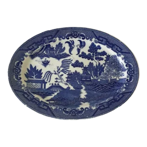 Late 19th Century Blue Willow Platter