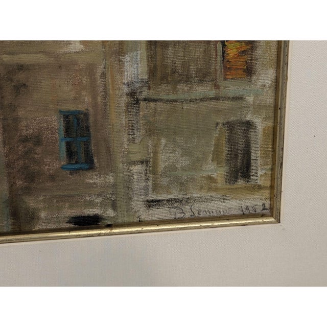 B. Semmer, Urban Development, 1962, Oil Painting on Board, Framed For Sale - Image 4 of 8