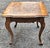 French Mid Century Louis XVI Style Walnut Crackled Burl Side Table For Sale - Image 3 of 10