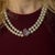 Contemporary Vintage Ruby Diamond Pearl 14k White Gold Necklace For Sale - Image 3 of 7
