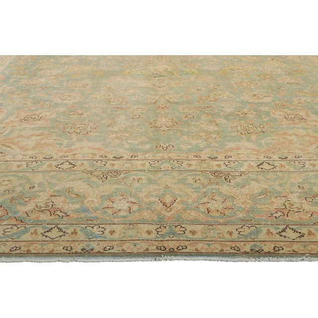 Vintage Persian Kashan Rug - 10'05 X 13'08 For Sale - Image 4 of 11