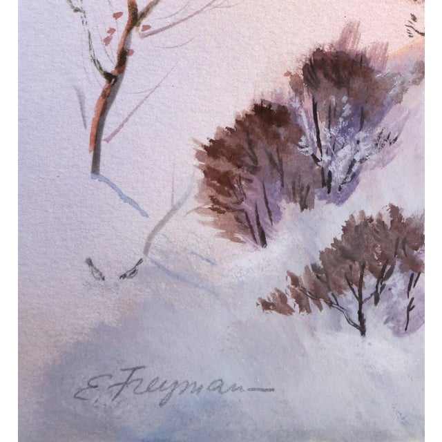 Downhill Erik Freyman Size: 16 in. x 10 in. Airbrush with pastels on paper, signed in pen This watercolor artwork depicts...