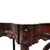 Late 19th Century Oversized Antique Rococo Revival Floral Carved Walnut Marble Turtle Top Table For Sale - Image 5 of 10