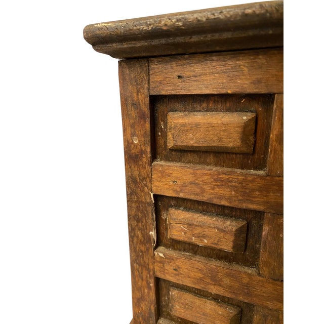 Mid 20th Century Mexican Wooden Tabletop Chest by Artes De Mexico Internacionales For Sale - Image 9 of 10