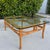 Campaign Vintage Palm Beach Bamboo + Rattan Coffee Table For Sale - Image 3 of 12