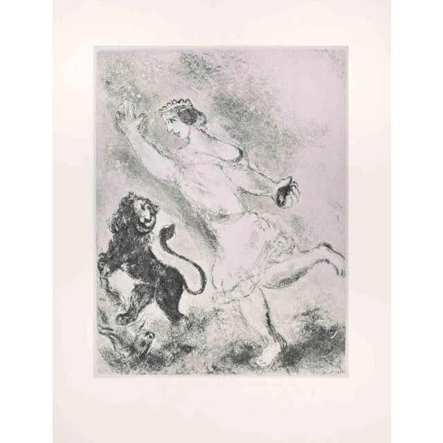 Etching on Montval wove paper, realized by Marc Chagall in 1931-39 and published by Tériade in 1956. Edition of 275+30 out...