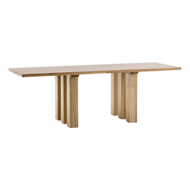 Mid-Century Modern Style La Basilica Table in Wood by Mario Bellini For Sale