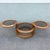 Mid Century Modern Three Tier Oak and Smoked Glass Swivel Coffee Table For Sale In West Palm - Image 6 of 10