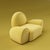 Yellow Simone Modular Chair by Ottiu For Sale - Image 8 of 11