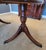 1940s Morganton Furniture Flame Mahogany Double Pedestal Dining Table--Seats 8-10 For Sale - Image 9 of 16
