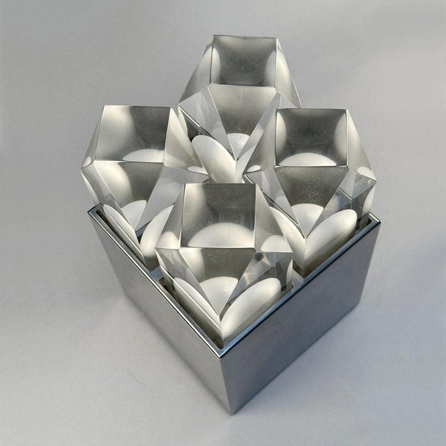 Sculptural Table Light by Gaetano Missaglia, Italy, 1960s For Sale - Image 9 of 14