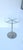 Metal Glass Side Drinks Table, Modern Minimalist, Circa Late 20th Century For Sale - Image 4 of 10
