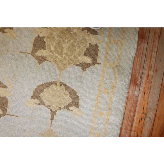 Textile Early 21st Century Arts Crafts Inspired Turkish Rug - 8' x 9'8" For Sale - Image 7 of 12