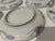 Antique Colored Japanese Plates - 6 - Blue & White, Burgundy, Light Green and Gold For Sale - Image 15 of 18