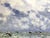 Mid-Century French Marine Oil on Canvas Normandy Painting by Jacques Bouyssou For Sale - Image 9 of 11