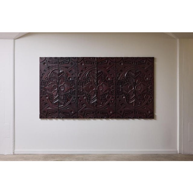 Abstract Wall Panel from Gianni Pinna, 1970s For Sale - Image 9 of 11