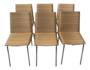Biagio Cisotti, Sandra Laube for Plank Millefoglie Chairs - Set of 6