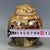 Japanese Satsuma Lidded Ginger Jar, Geisha Bijin Figural Scene, Round Ceramic Canister For Sale - Image 9 of 9