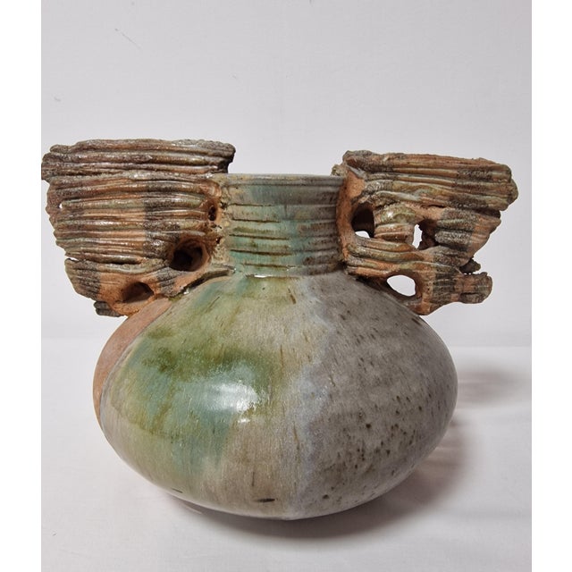 Handmade Ceramic Vase, 1970s For Sale - Image 13 of 13