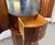 1930s Art Deco "Rocket" Style Figured Walnut Cylinder Cocktail Cabinet For Sale - Image 10 of 17
